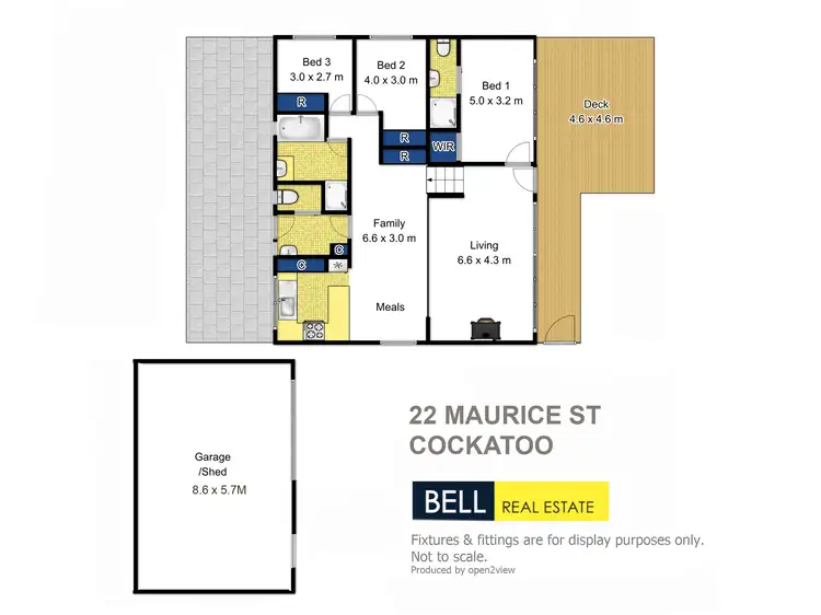 Floorplan of Homely house listing, 22 Maurice Street, Cockatoo VIC 3781