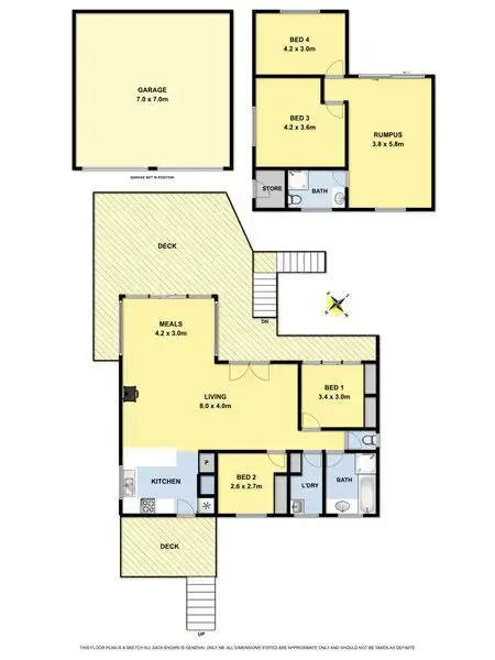Floorplan of Homely house listing, 78 Fifth Avenue, Anglesea VIC 3230