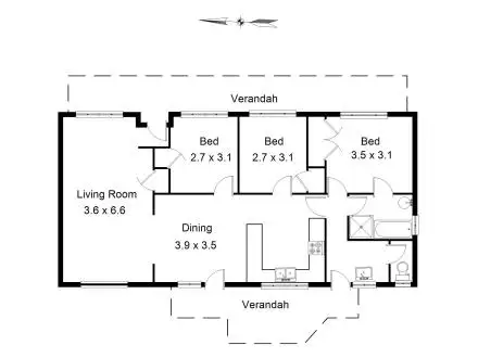 Floorplan of Homely house listing, 5 Connors Flat Road, Wandin North VIC 3139
