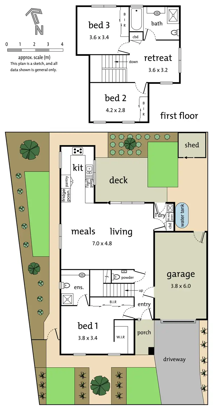 Floorplan of Homely house listing, 47 Pine Crescent, Boronia VIC 3155