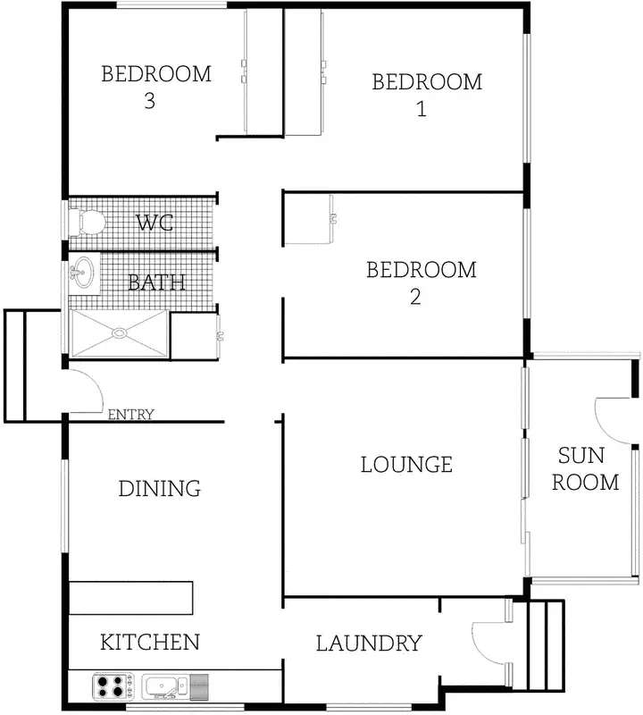 Floorplan of Homely house listing, 145 Antill Street, Downer ACT 2602