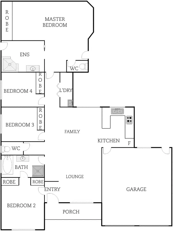 Floorplan of Homely house listing, 32 Marchant Circuit, Dunlop ACT 2615