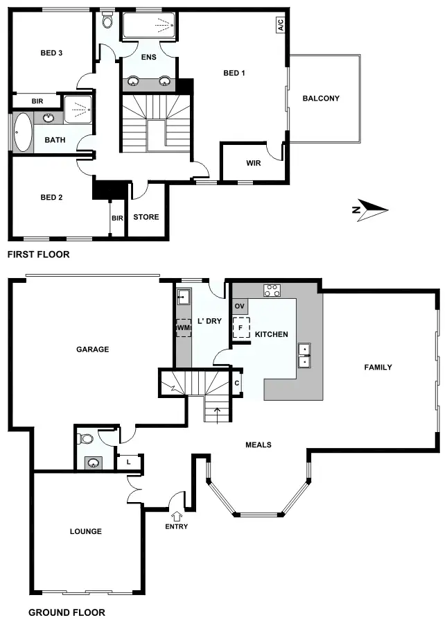 Floorplan of Homely house listing, 87b Gregory Street, Wembley WA 6014