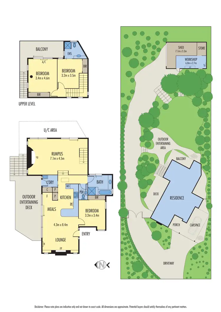 Floorplan of Homely house listing, 107 Research-Warrandyte Road, North Warrandyte VIC 3113