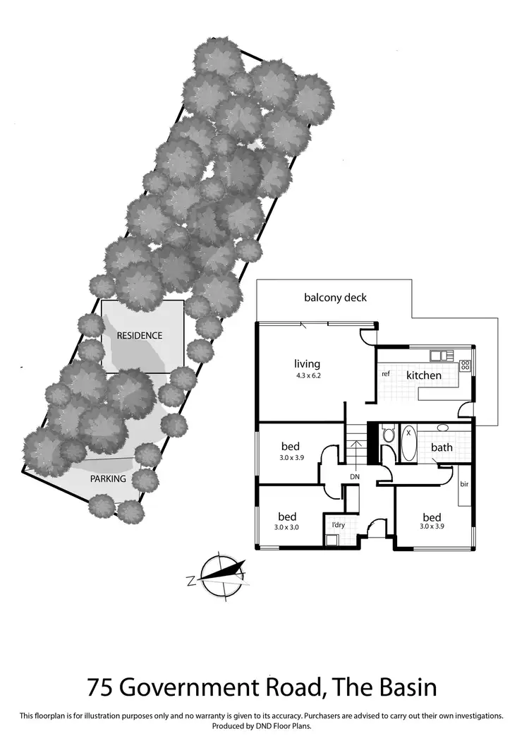 Floorplan of Homely house listing, 75 Government Road, The Basin VIC 3154