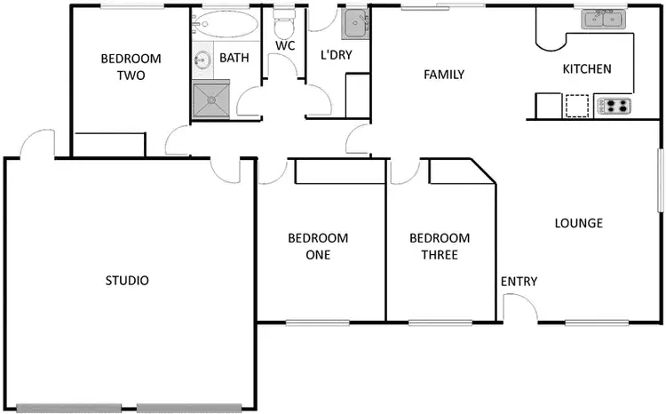 Floorplan of Homely house listing, 3 West Place, Banks ACT 2906
