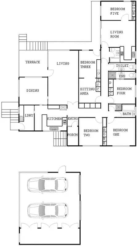 Floorplan of Homely house listing, 252 La Perouse Street, Red Hill ACT 2603