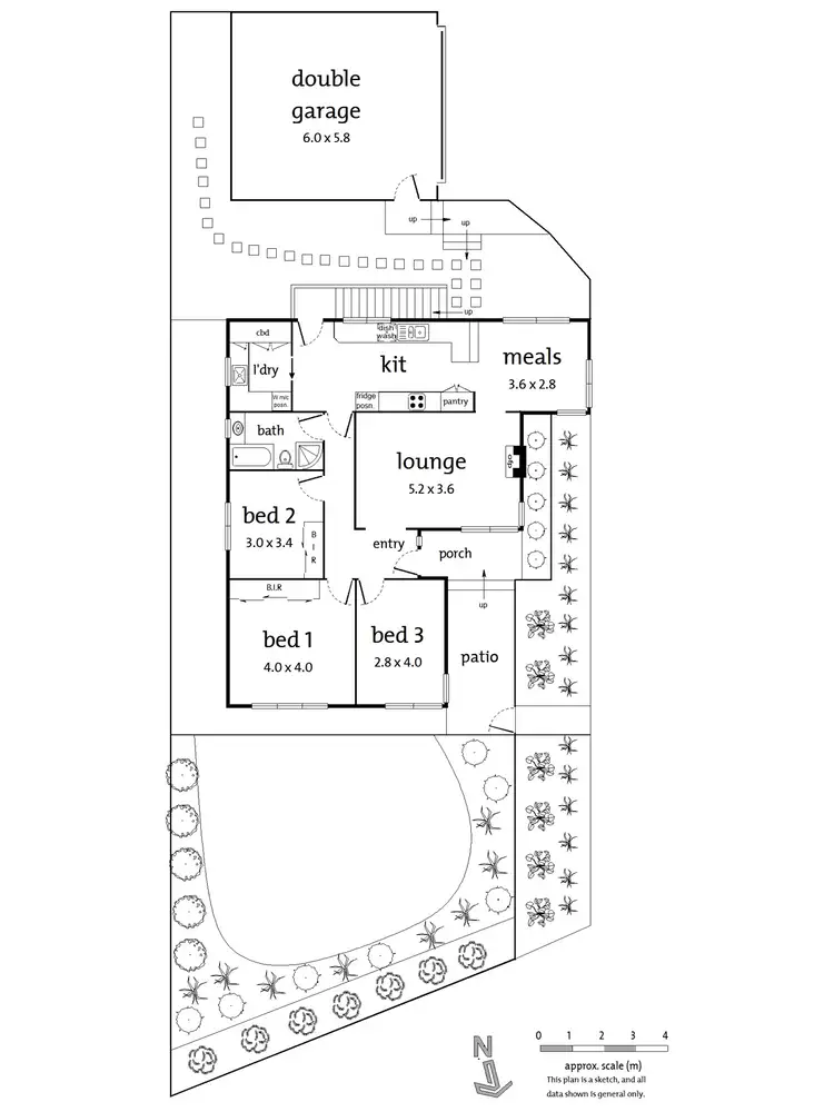 Floorplan of Homely unit listing, 1/32 Calderwood Street, Bulleen VIC 3105