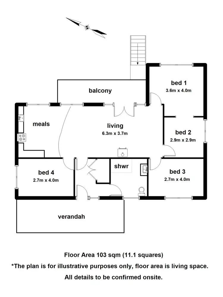 Floorplan of Homely house listing, 8 Crosley Street, Healesville VIC 3777