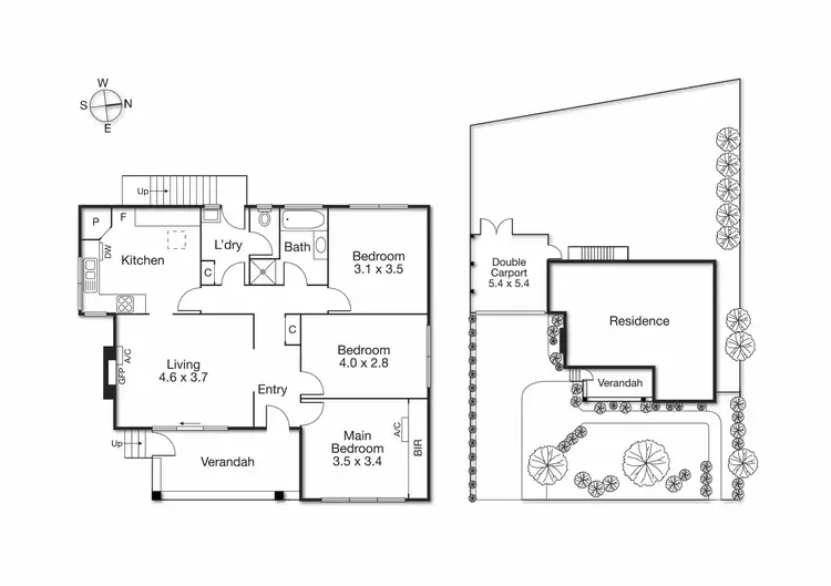 Floorplan of Homely house listing, 3 Russell Street, Greensborough VIC 3088