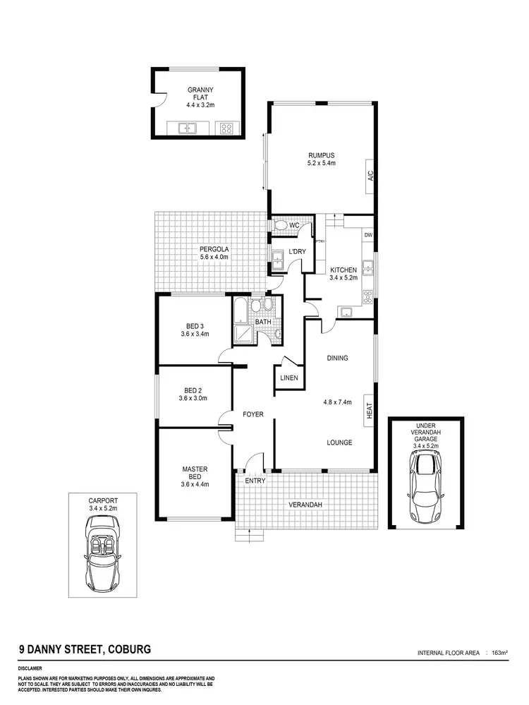 Floorplan of Homely house listing, 9 Danny Street, Coburg VIC 3058