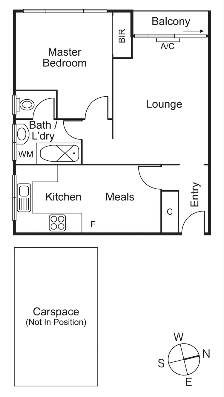 Floorplan of Homely apartment listing, 8/42 Tranmere Avenue, Carnegie VIC 3163