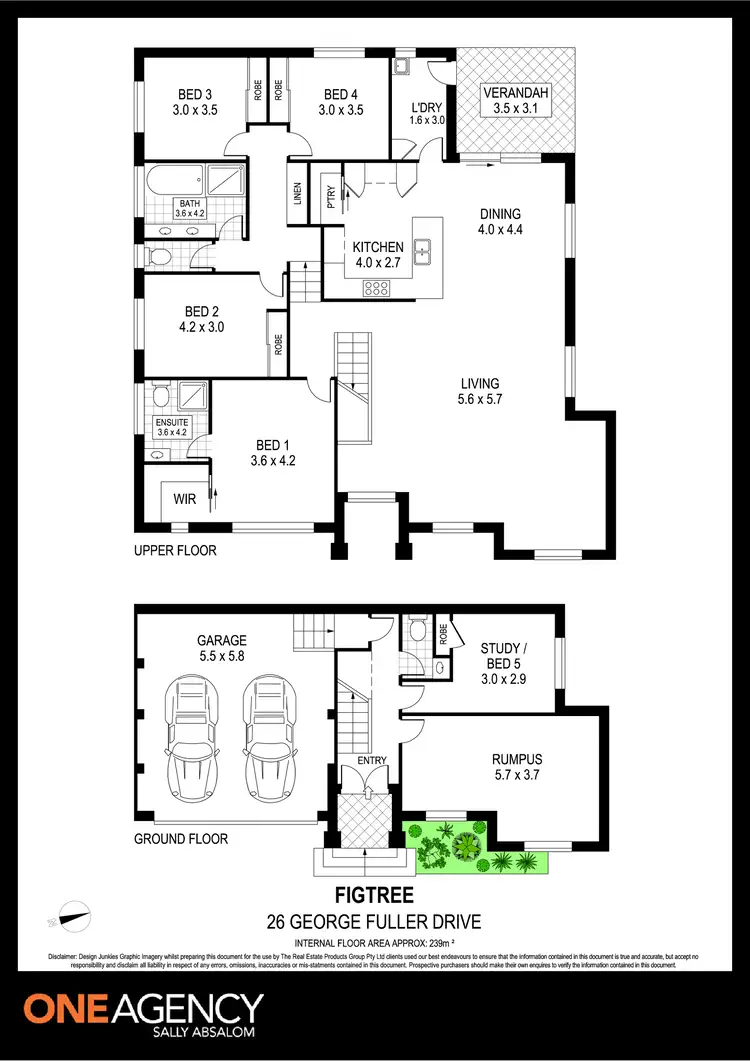 Floorplan of Homely house listing, 26 George Fuller Drive, Figtree NSW 2525