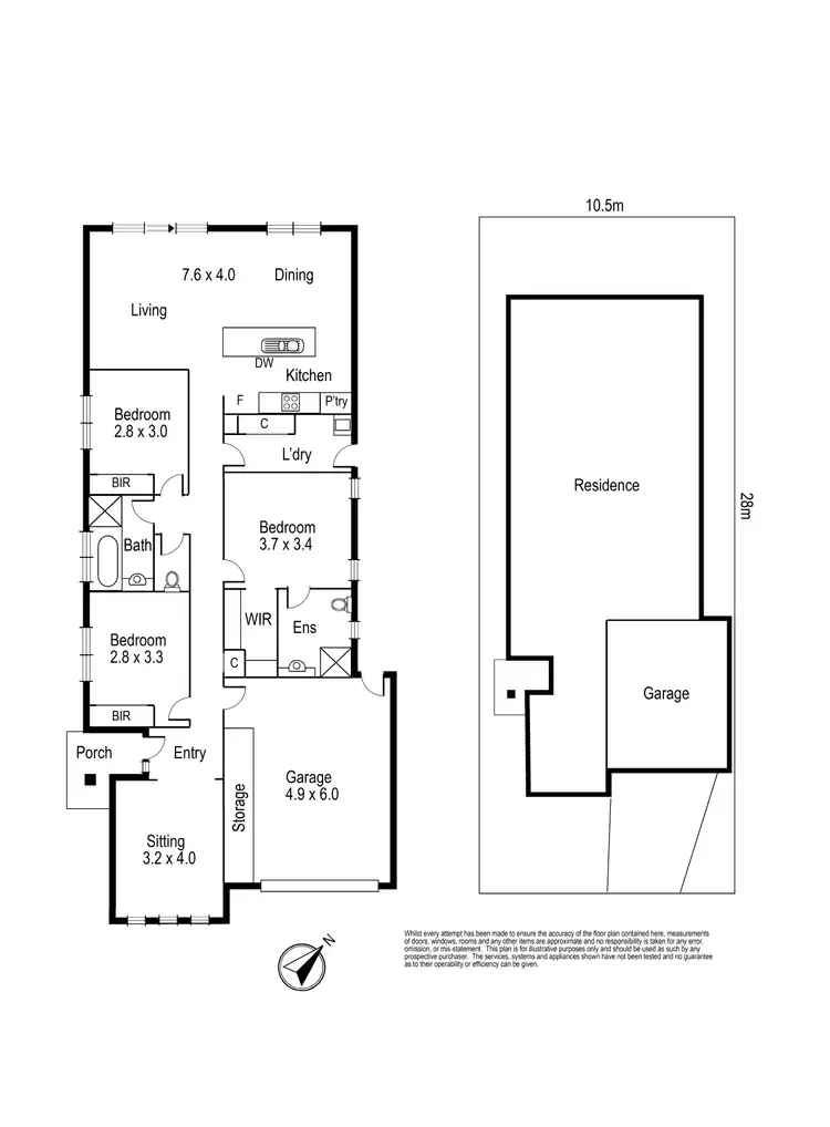 Floorplan of Homely house listing, 100 Everard Road, Mernda VIC 3754