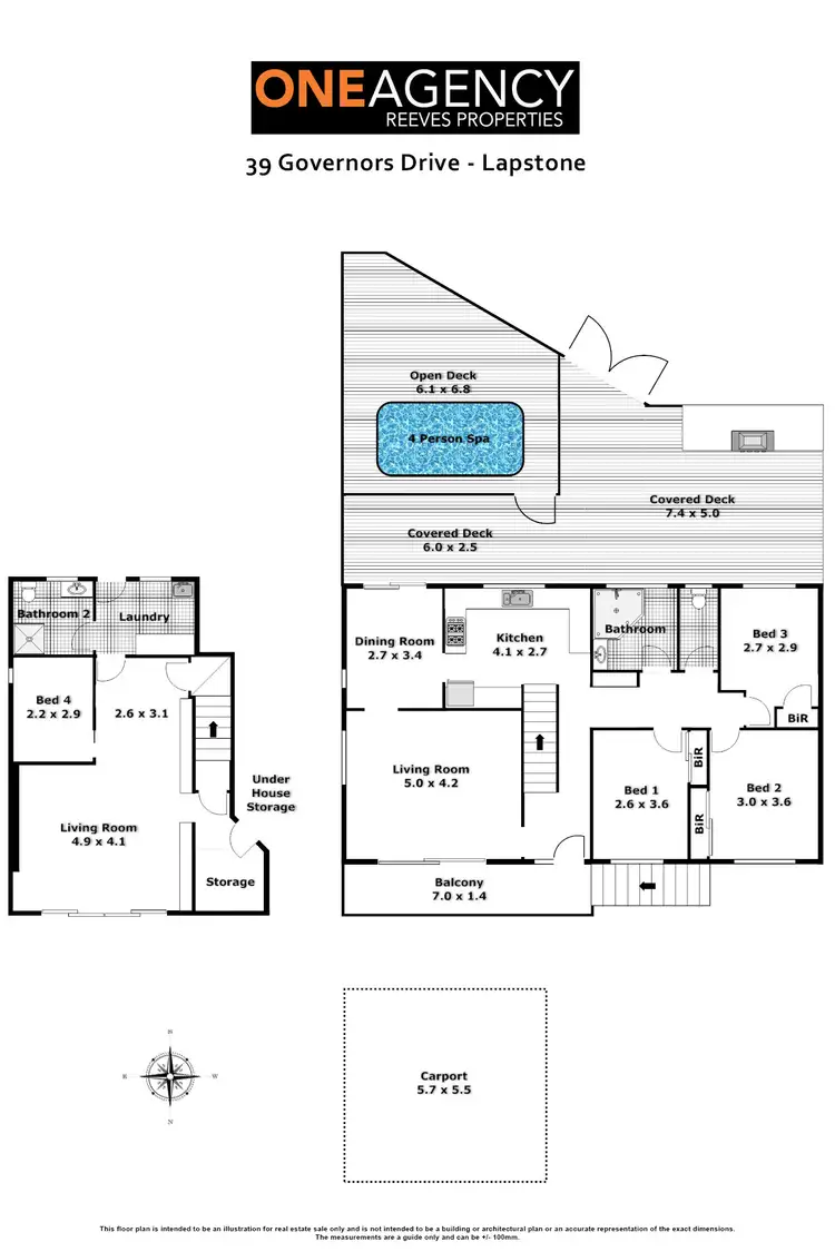 Floorplan of Homely house listing, 39 Governors Drive, Lapstone NSW 2773