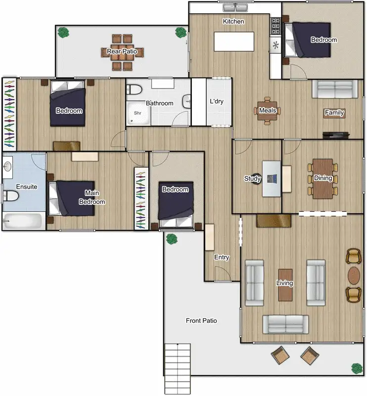 Floorplan of Homely house listing, 40 Dalrymple Street, Red Hill ACT 2603