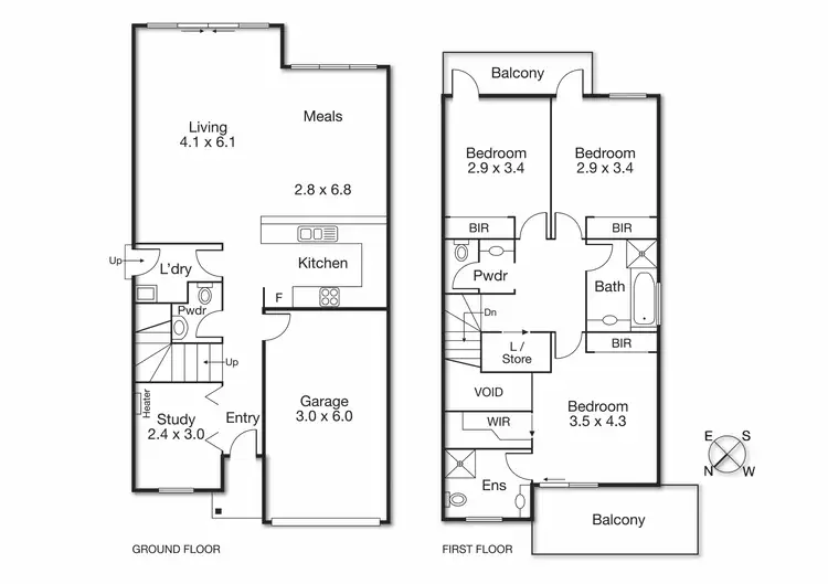 Floorplan of Homely house listing, 21 Diamond Boulevard, Greensborough VIC 3088