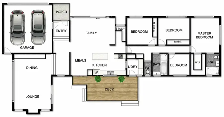 Floorplan of Homely house listing, 12 Salmond Street, Chifley ACT 2606
