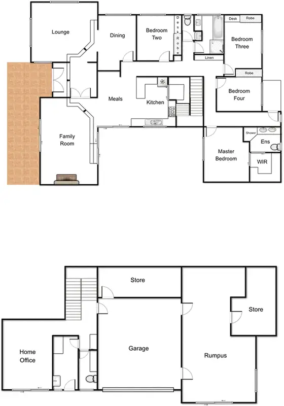 Floorplan of Homely house listing, 153 William Webb Drive, Mckellar ACT 2617