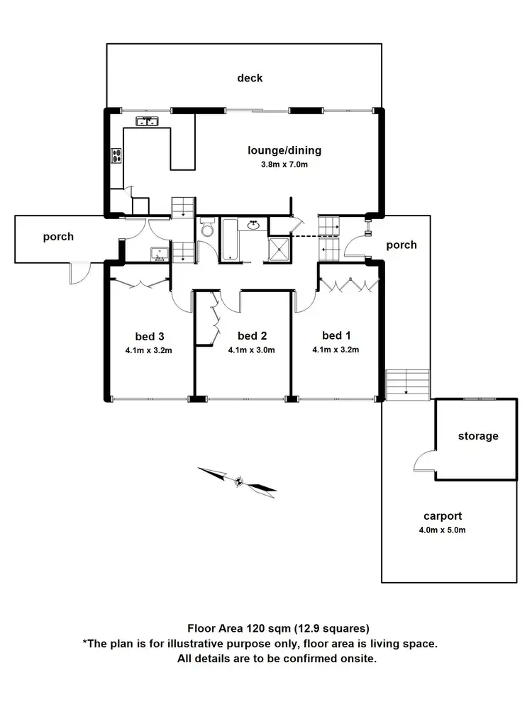 Floorplan of Homely house listing, 16 Belgrave-Hallam Road, Belgrave VIC 3160