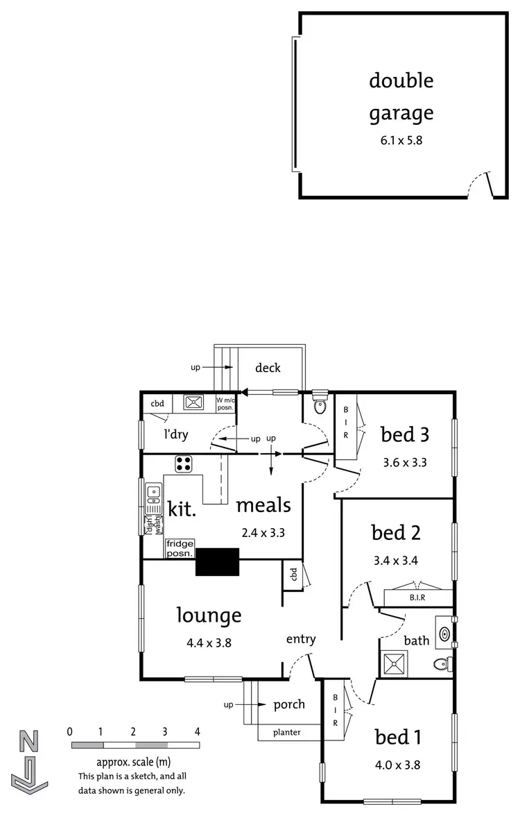 Floorplan of Homely house listing, 1/42 Caroline Street, Ringwood VIC 3134