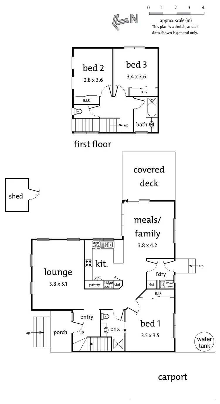 Floorplan of Homely unit listing, 5/26 Patrick Avenue, Croydon North VIC 3136