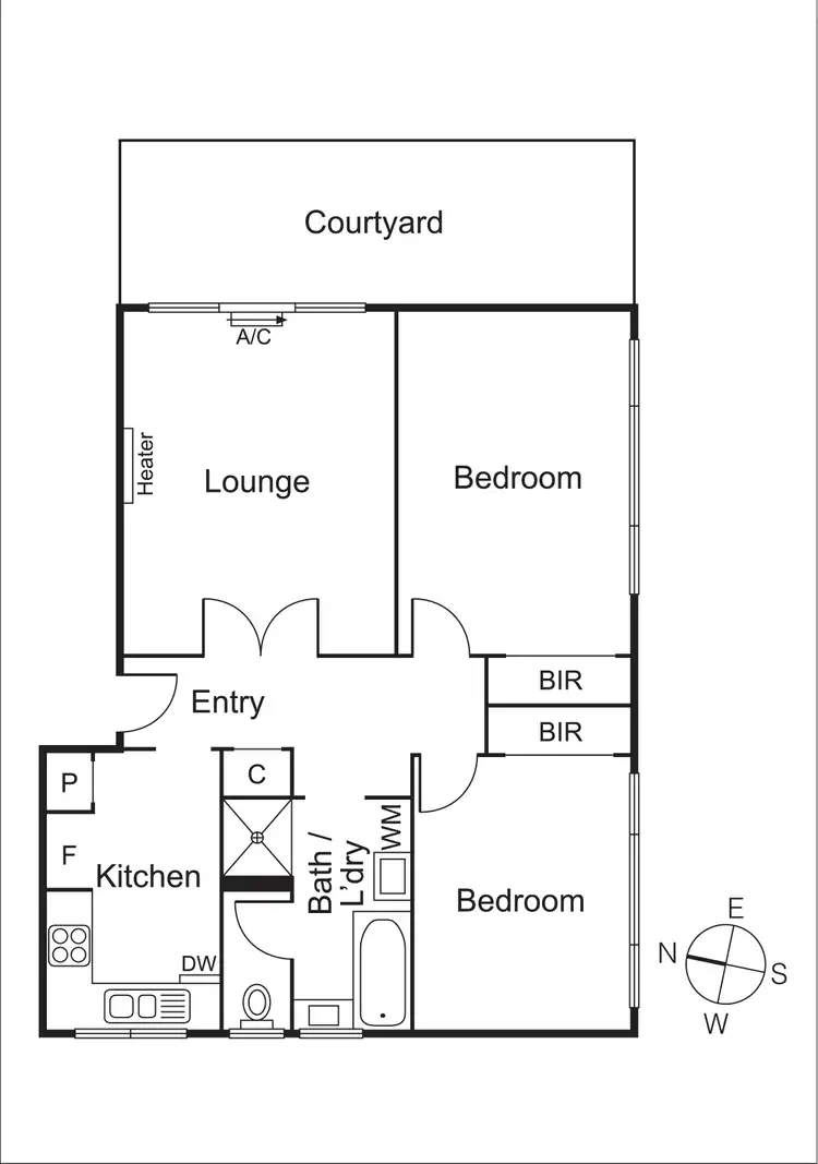 Floorplan of Homely apartment listing, 1/38 Scott Street, Elwood VIC 3184