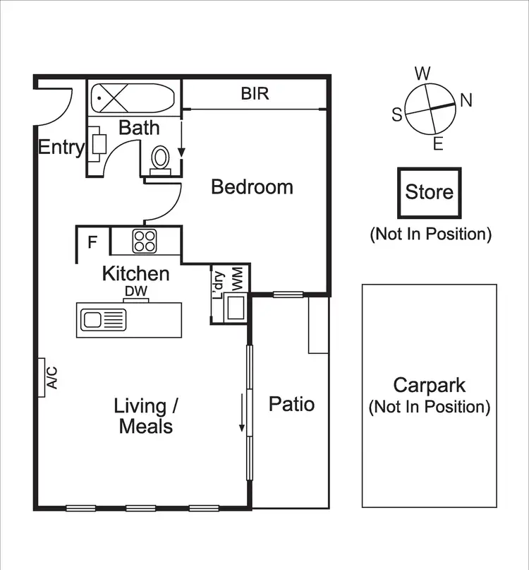 Floorplan of Homely apartment listing, 3/24 Woorayl Street, Carnegie VIC 3163