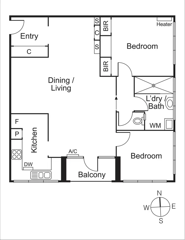 Floorplan of Homely apartment listing, 12/488 Glen Huntly Road, Elsternwick VIC 3185