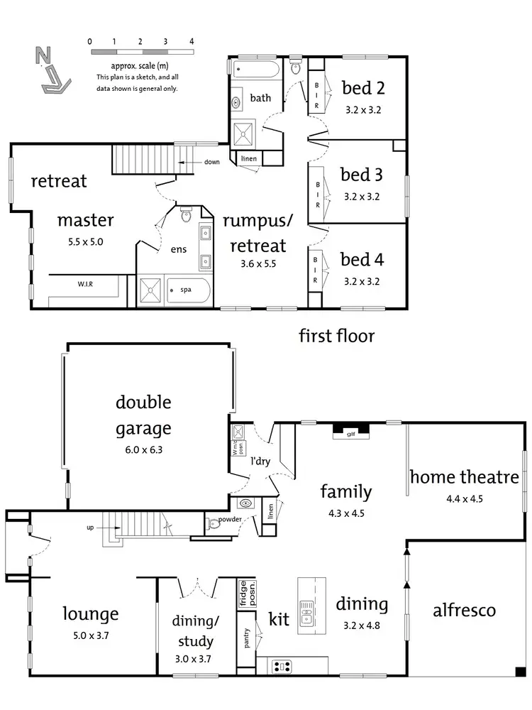 Floorplan of Homely house listing, 7 Emerald Rise, Templestowe VIC 3106
