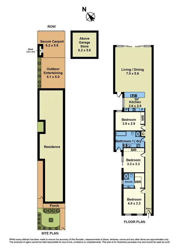 Floorplan of Homely house listing, 52A Florence Street, Williamstown VIC 3016