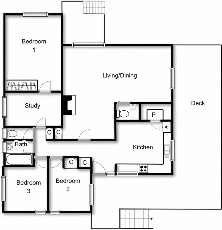 Floorplan of Homely house listing, 28 Fortitude Street, Red Hill ACT 2603