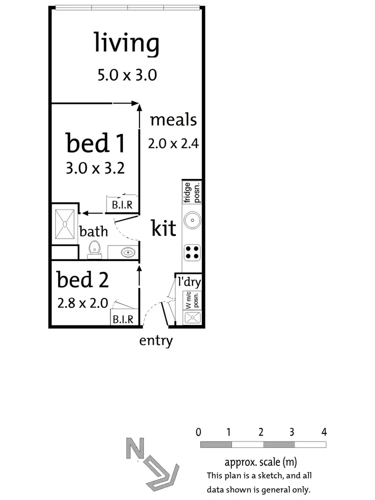 Floorplan of Homely apartment listing, 712/547 Flinders Lane, Melbourne VIC 3000