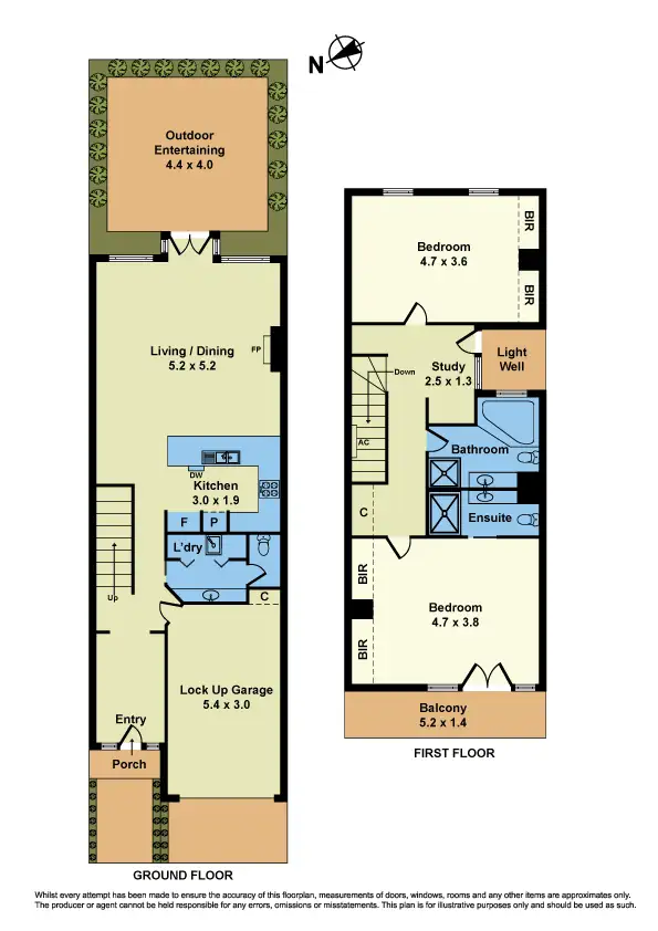 Floorplan of Homely house listing, 5 Thompson Street, Williamstown VIC 3016
