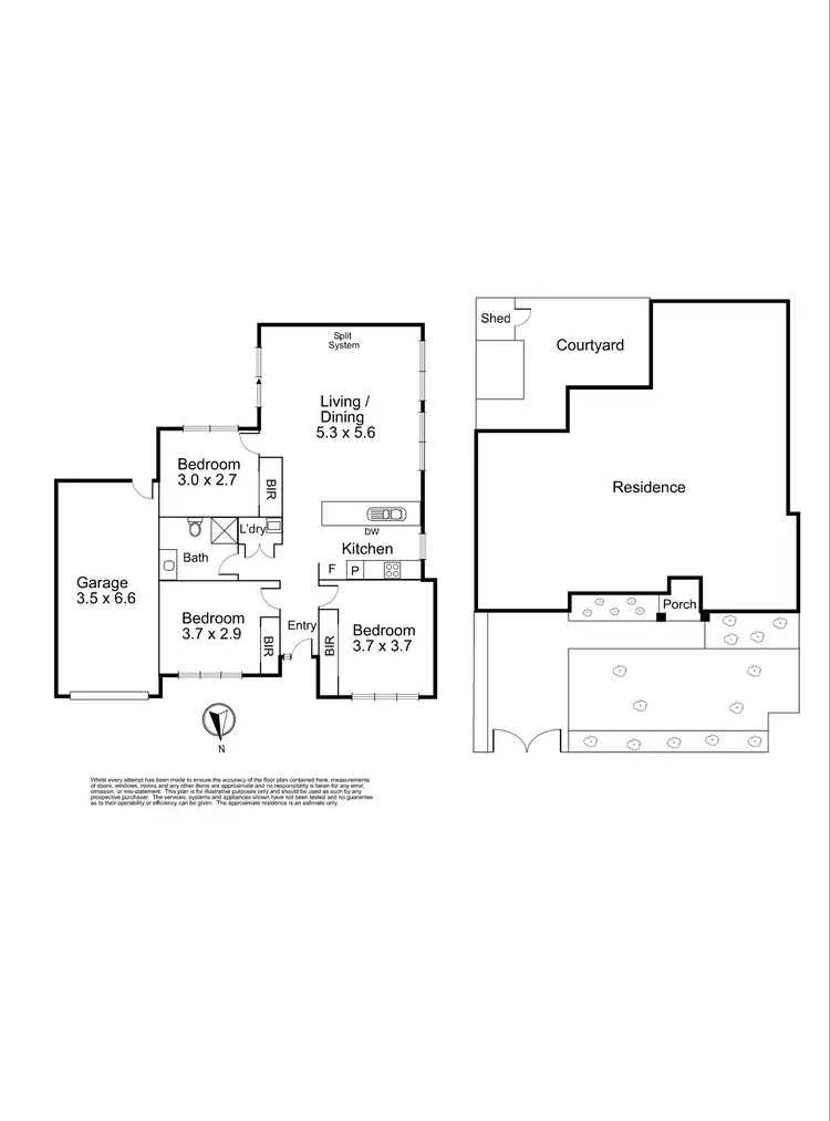 Floorplan of Homely house listing, 1/9 Maxwell Street, Lalor VIC 3075