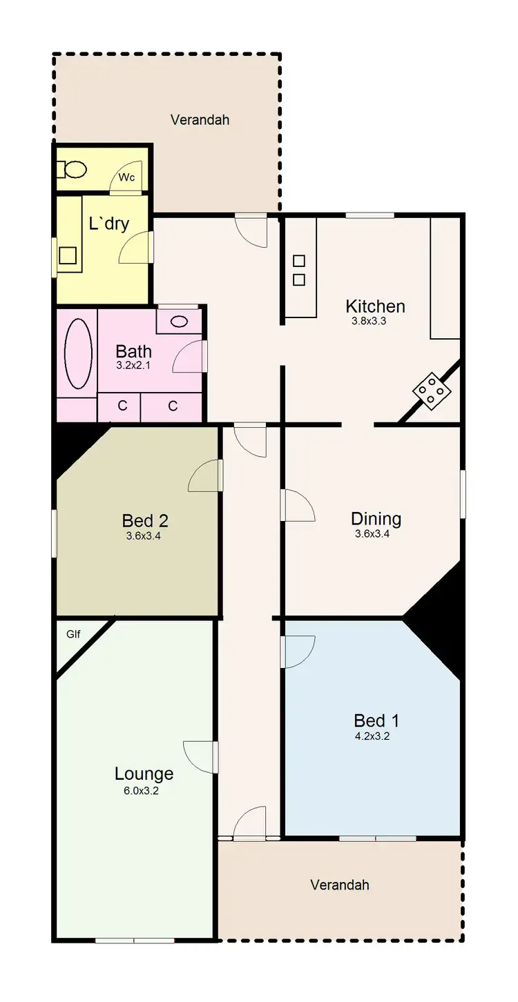 Floorplan of Homely house listing, 223 Talbot Street South, Ballarat VIC 3350