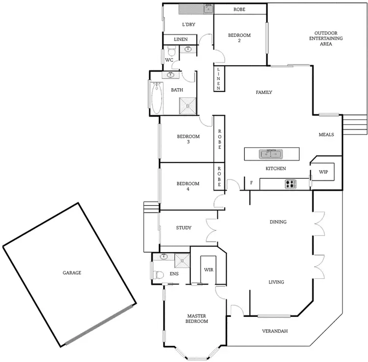 Floorplan of Homely house listing, 13 Hinton  Place, Conder ACT 2906