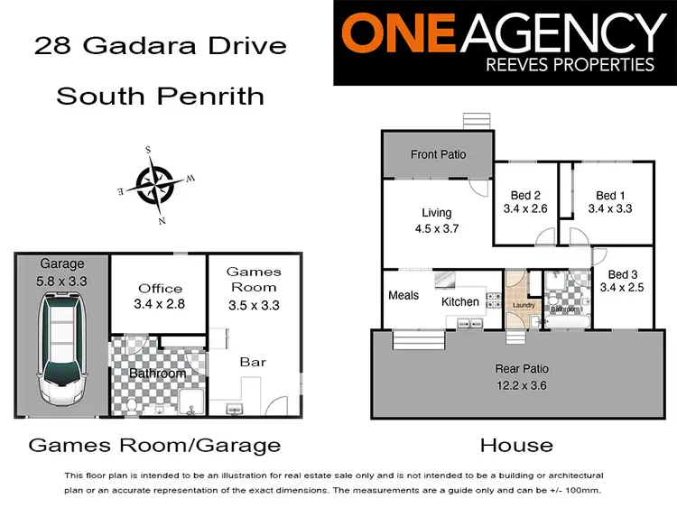 Floorplan of Homely house listing, 28 Gadara Drive, South Penrith NSW 2750