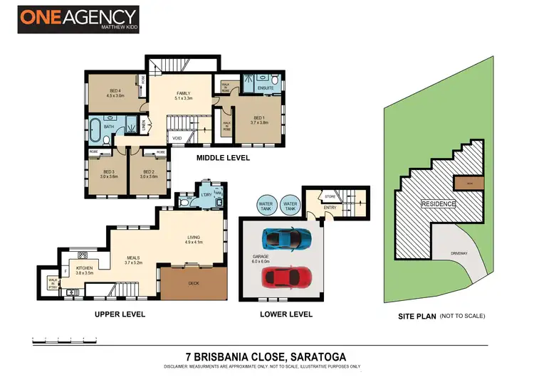 Floorplan of Homely house listing, 7 Brisbania Close, Saratoga NSW 2251
