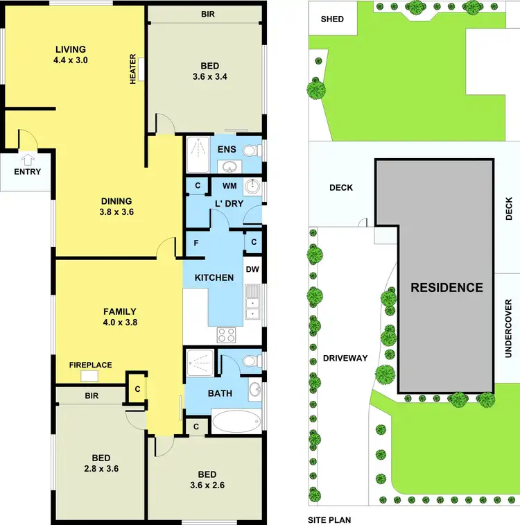 Floorplan of Homely house listing, 2 Warrock Court, Berwick VIC 3806