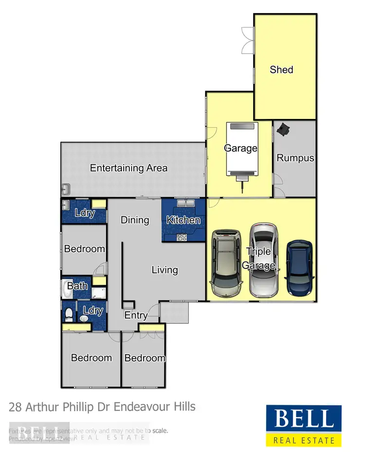 Floorplan of Homely house listing, 28 Arthur Phillip Drive, Endeavour Hills VIC 3802