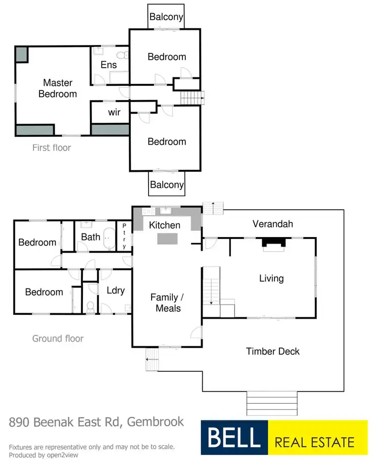 Floorplan of Homely house listing, 890 Beenak East Road, Gembrook VIC 3783