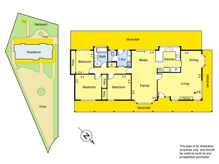 Floorplan of Homely house listing, 14 Covala Court, St Helena VIC 3088