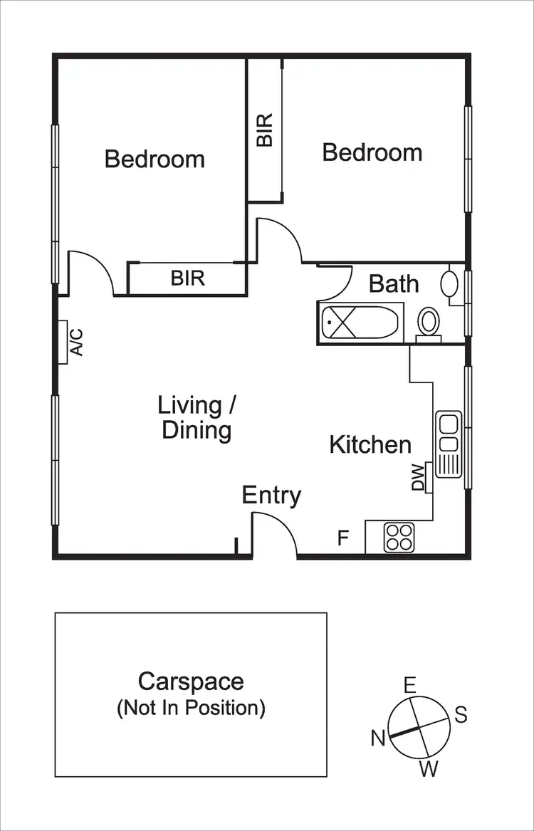 Floorplan of Homely apartment listing, 2/1 Marne Street, St Kilda East VIC 3183