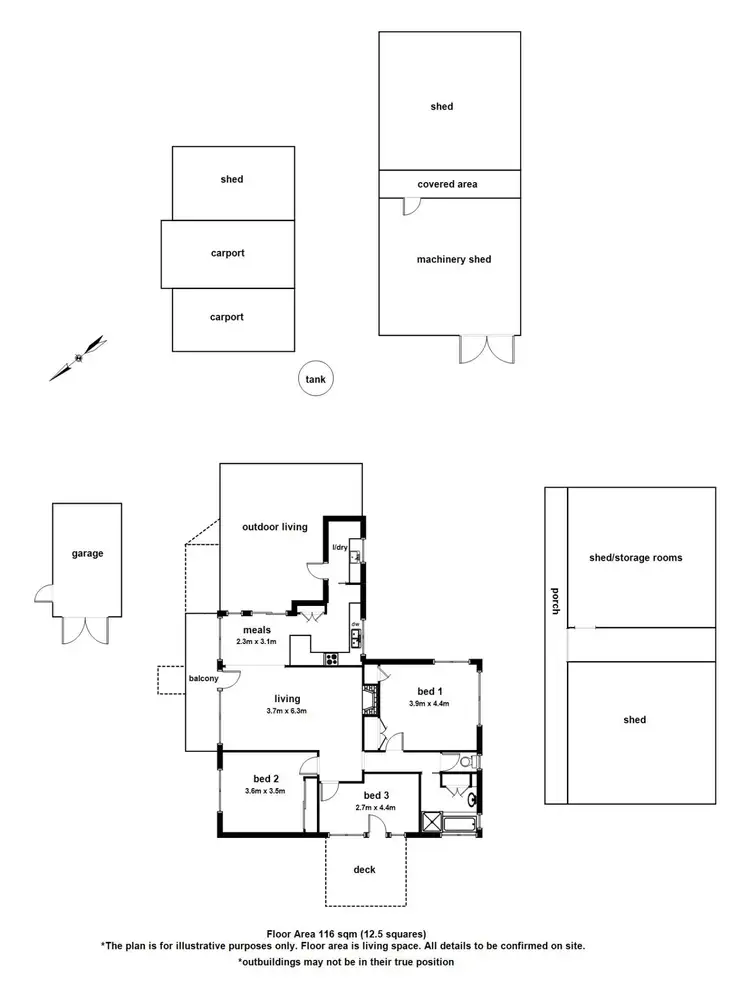 Floorplan of Homely house listing, 65 Gardenhill Road, Launching Place VIC 3139