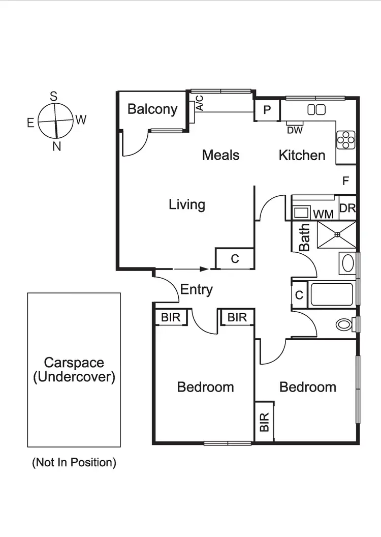Floorplan of Homely apartment listing, 8/198 Alma Road, St Kilda East VIC 3183