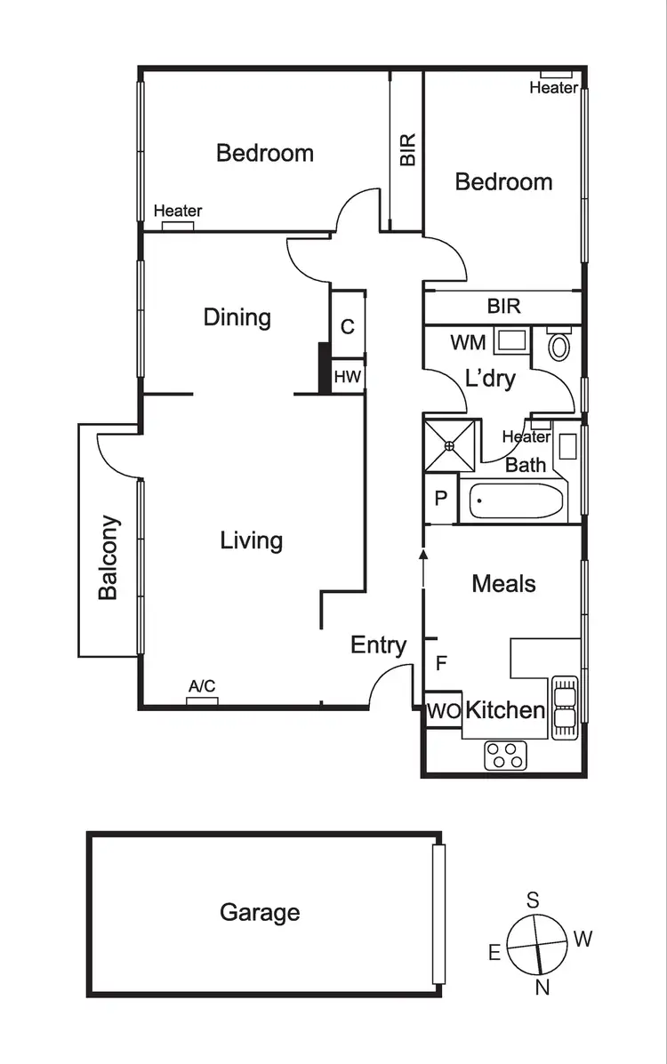 Floorplan of Homely apartment listing, 5/233 Alma Road, St Kilda East VIC 3183