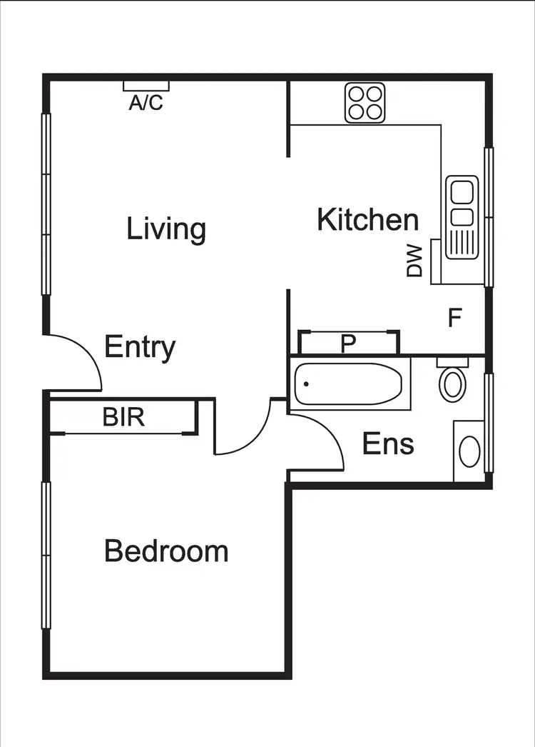Floorplan of Homely apartment listing, 6/20 Anzac Street, Carnegie VIC 3163
