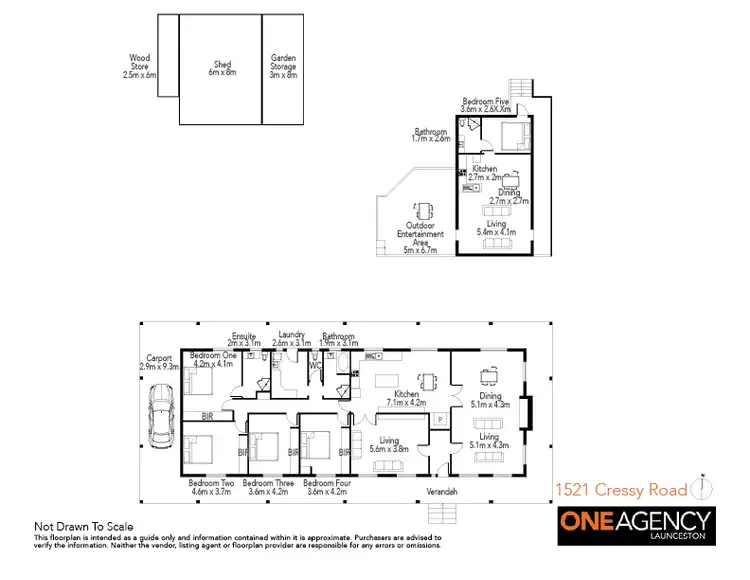 Floorplan of Homely house listing, 1521 Cressy Road, Cressy TAS 7302