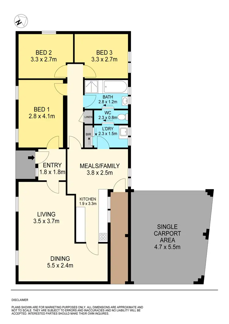 Floorplan of Homely house listing, 487 Gillies Street North, Wendouree VIC 3355